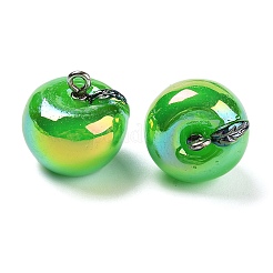 Pendentifs en résine de couleur ab&nbsp;LS-RESI-C051-02H-P