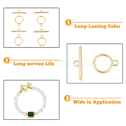 20 комплект экологически чистых латунных застежек-тоглов KK-DC0002-29