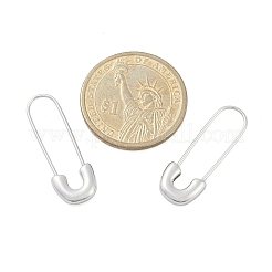 Серьги-кольца Huggie Hoop из нержавеющей стали 304 с подвеской в виде булавки для женщин&nbsp;LS-EJEW-C096-41P