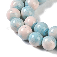 Brins de perles de verre de peinture de cuisson&nbsp;GLAA-H031-01C-10