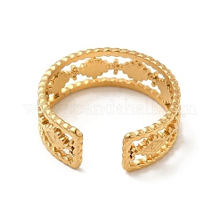 Кольцо-манжета из нержавеющей стали 304 с ионным покрытием (IP) в форме ромба для мужчин и женщин RJEW-E066-05G