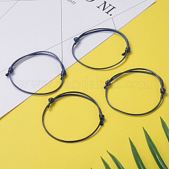 Création de bracelets en corde de polyester ciré coréen&nbsp;AJEW-JB00011-14