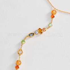 Halsketten aus Messing mit Zirkonia-Pavé&nbsp;WG0B376-01