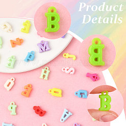 180г 3 стиля непрозрачные акриловые подвески&nbsp;MACR-SC0002-45