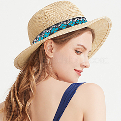 14м 4-х цветная полиэстеровая лента в этническом стиле OCOR-FG0001-49B