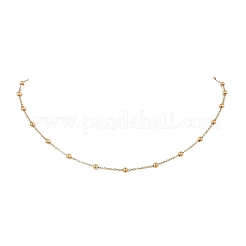 Ожерелья из шариковой цепи из нержавеющей стали 304&nbsp;NJEW-JN05166-01