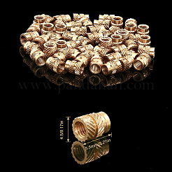 M3 латунные вставки с метрической резьбой для пластиковой термофиксирующей вставки FIND-GL0001-35