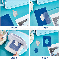 Углеродистая сталь разрезает трафареты DIY-WH0309-216