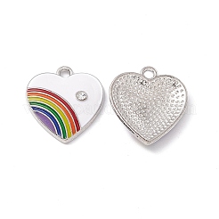 Кулон эмали сплава&nbsp;ENAM-H039-07P