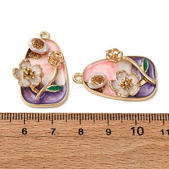 Подвески из эмалевого сплава легкого золота&nbsp;ENAM-B028-38KCG-04