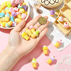 33 шт. 11 стиля смоляная модель еды скульптура витрина украшения&nbsp;DIY-CJ0003-16