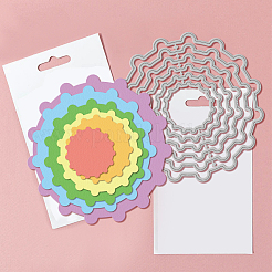 Углеродистая сталь разрезает трафареты DIY-WH0309-2107