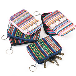 6 шт. кошельки из хлопчатобумажной ткани в полоску в стиле бохо&nbsp;ABAG-TA0001-83