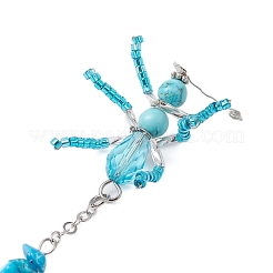 Подвески из бисера в виде муравья HJEW-MZ00146