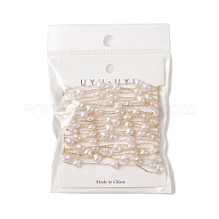 Пластиковые жемчужные цепочки ручной работы из бисера CHC-C026-02