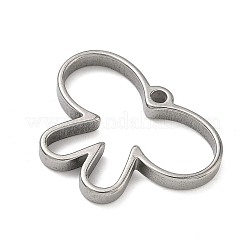 Оправы в виде бабочек из нержавеющей стали 304 с эмалью&nbsp;STAS-K279-03A-P