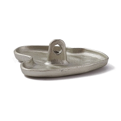 Zink-Legierung Schaft Schaltflächen&nbsp;BUTT-WH0026-07MP-A