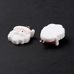 Pendentifs en résine opaque sur le thème de noël&nbsp;LS-FIND-E025-14