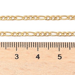 Ионное покрытие(ip) 304 нержавеющая сталь Фигаро цепи ожерелья&nbsp;STAS-K168-01G