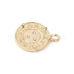 Colgante micropavé cubic zirconia de latón&nbsp;KK-Z107-01G-02