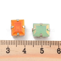 Прямоугольник опал пришить стразами RGLA-G024-05A-P