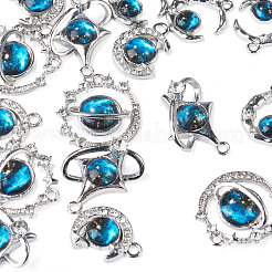 16 stücke 4 stile legierung strass anhänger&nbsp;FIND-TA0011-19