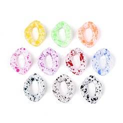 Соединительные кольца из непрозрачного акрила&nbsp;SACR-T017-59M-A