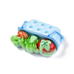 Тема супермаркета непрозрачная смола декоден кабошоны RESI-N039-115B