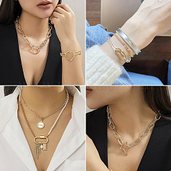 Латунные брелоки с карабином&nbsp;KK-TA0007-82G