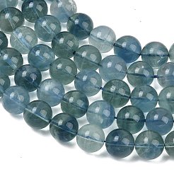 Naturelles fluorite bleue brins de perles&nbsp;GG-CBAF158-12mm