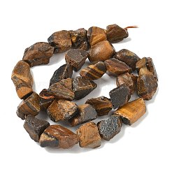 Сырой грубый натуральный тигр глаз бисер прядь&nbsp;LS-G-M453-D10