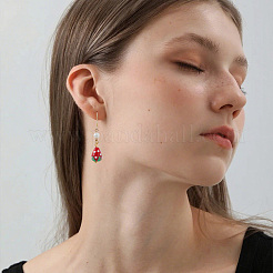 14 шт. 7-х стилевые фарфоровые подвески ручной работы&nbsp;PALLOY-DC00042