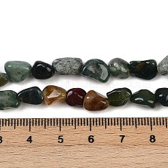 Природного индийского агата бисер нитей&nbsp;G-Q060-D08-02