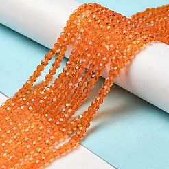 Chapelets de perles en verre transparente  &nbsp;LS-EGLA-A035-T4mm-D05