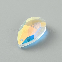 Стеклянные стразы подвески&nbsp;RGLA-WH0015-01B-01