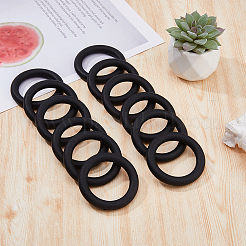 12шт кольцевые силиконовые бусины SIL-DC0001-51