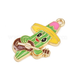 Pendentifs en émail en alliage sur le thème cinco de mayo&nbsp;FIND-M080-02A-G