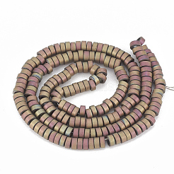 Гальванизировать немагнитных синтетический гематит бисер пряди G-T061-140I