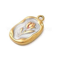 Подвески из нержавеющей стали 304 с эмалью&nbsp;STAS-B113-11G-01