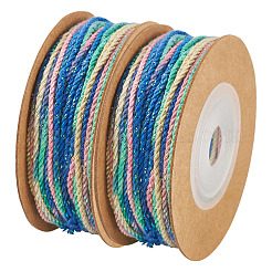 2 рулон сегментного окрашенного хлопкового шнура-шнура OCOR-TA0002-95C