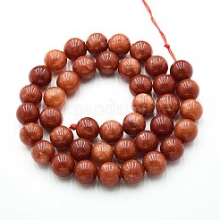 Природного кварца нитей бисера&nbsp;G-N355-10mm-59