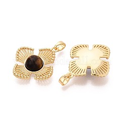 Природных тигровый глаз подвески&nbsp;KK-N287-07G-03