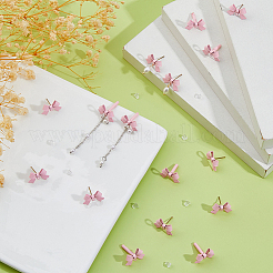 40 шт. Сплав серьги-гвоздики&nbsp;EJEW-DC0001-47