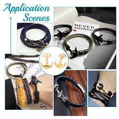 10 шт. ионное покрытие (IP) застежки-крючки из нержавеющей стали 304 STAS-UN0048-07