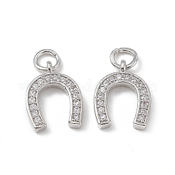 Латунные микро проложить кубического циркония подвески&nbsp;KK-E068-VB277