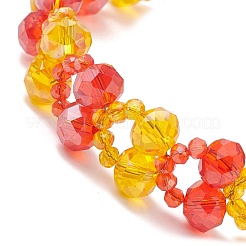 Стекло вышитый бисером браслеты для женщин&nbsp;BJEW-JB12732