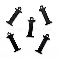 Alphabet-Anhänger aus Edelstahl 304&nbsp;STAS-H122-I-EB
