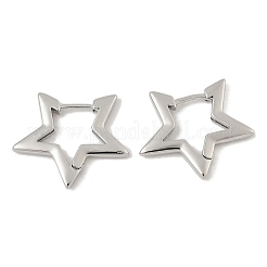 Orecchini a cerchio in ottone&nbsp;EJEW-D320-17P