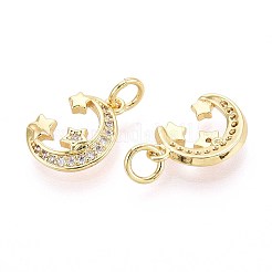 Латунные микро проложить кубического циркония подвески&nbsp;KK-T071-99G