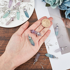 95 Stück 3 Stile DIY-Sets zum Herstellen von Ohrhängern&nbsp;DIY-SC0015-76B
